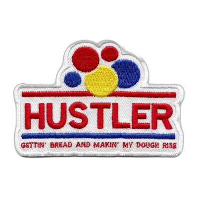 Novelty parody embroidered patch