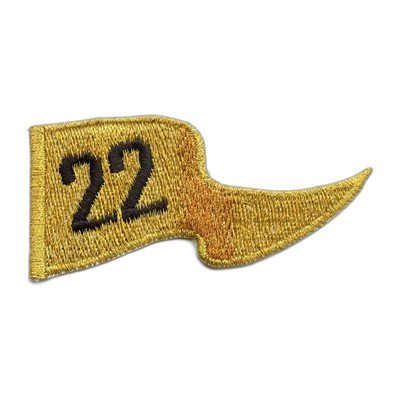 Championship pennant embroidered patch
