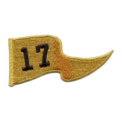 Championship pennant embroidered patch