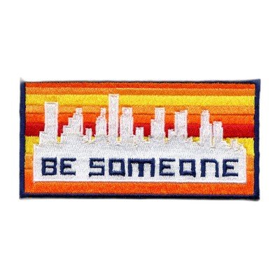 Sports-themed embroidered patch