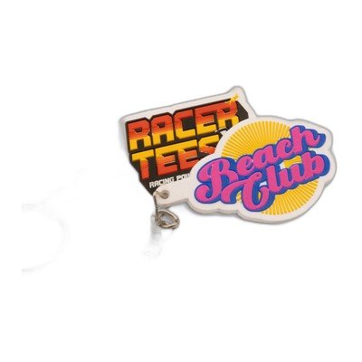 PVC rubber keychain detail